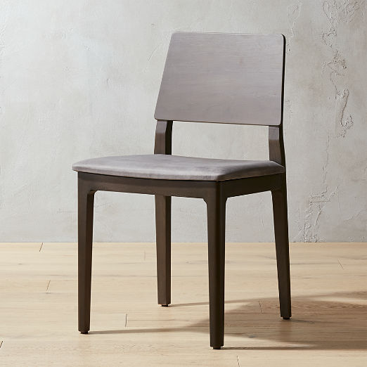 Cb2 Clearance Home Accents And Furniture Quincy Grey Leather Chair