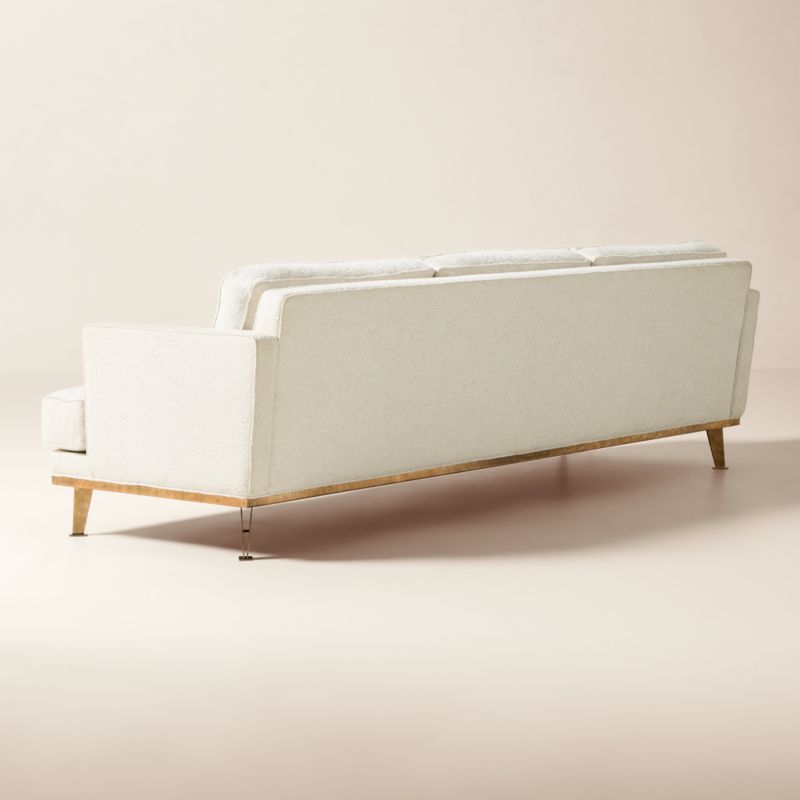 Itero 105" Off White Performance Fabric Sofa by Ross Cassidy - image 4 of 7