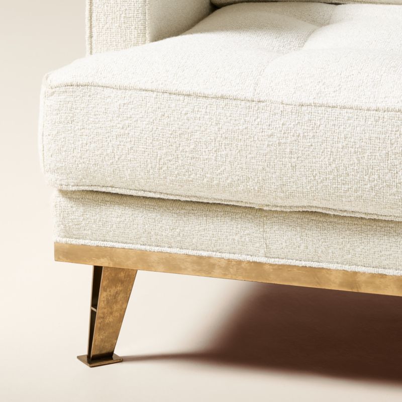 Itero 105" Off White Performance Fabric Sofa by Ross Cassidy - image 6 of 7