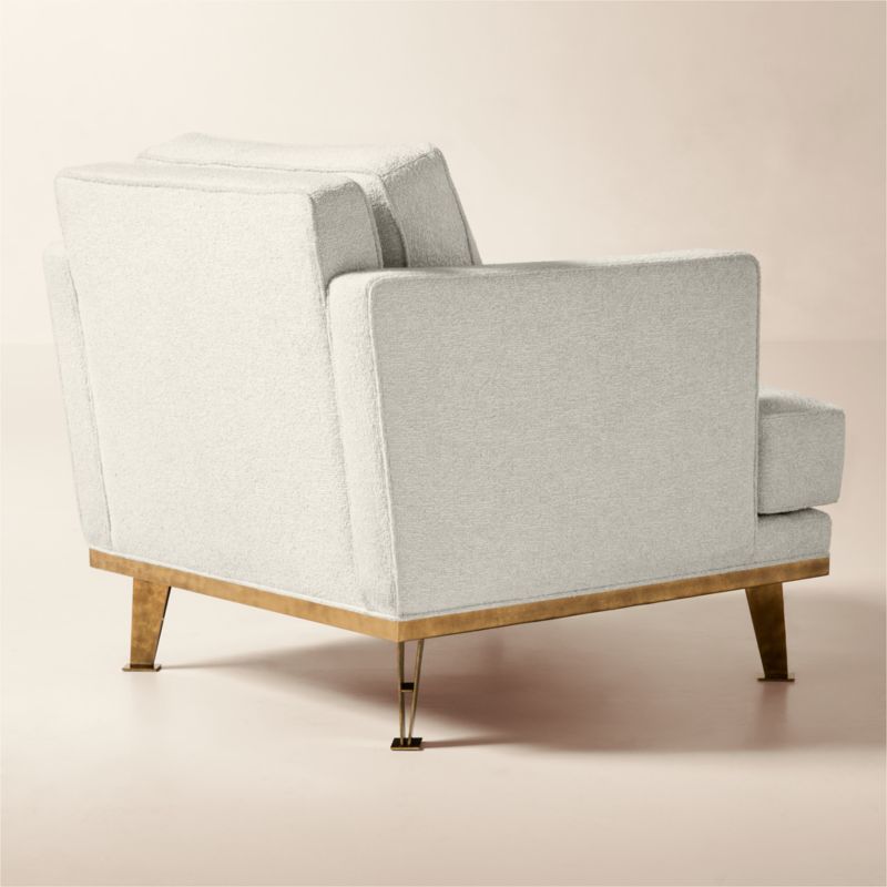 Itero Off White Performance Fabric Chair - image 3 of 7