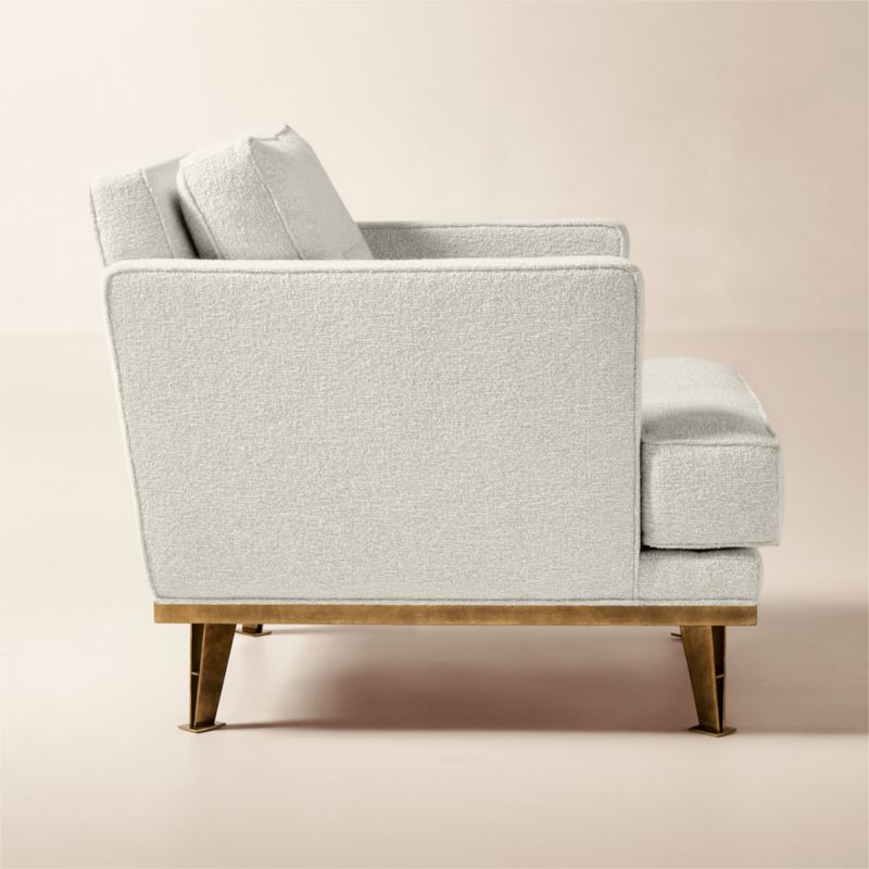 Itero Off White Performance Fabric Chair - image 2 of 7