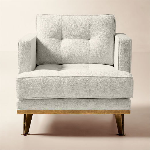 Itero Off White Performance Fabric Chair