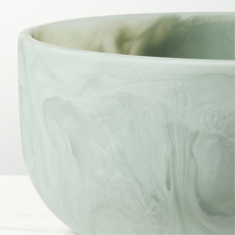 Radley Light Teal Swirl Resin Serving Bowl