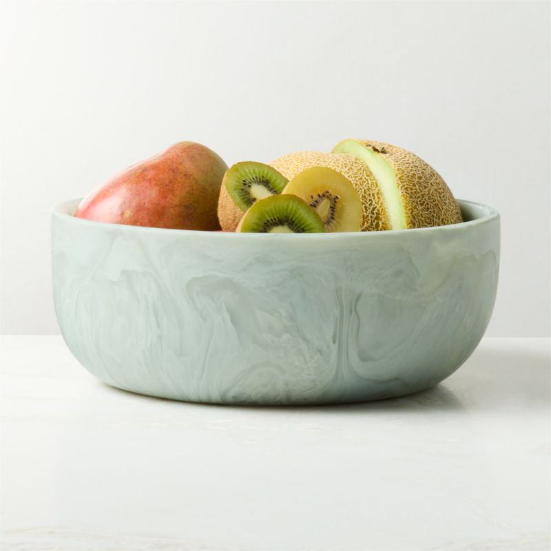 View Radley Light Teal Swirl Resin Serving Bowl details
