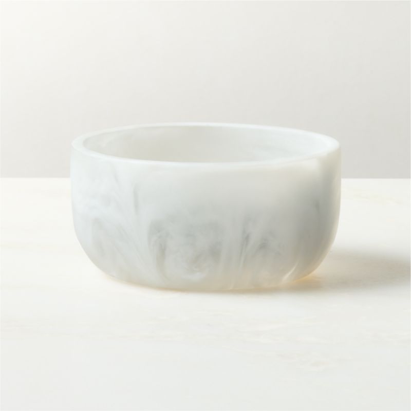 Radley White Swirl Resin Mini Bowl