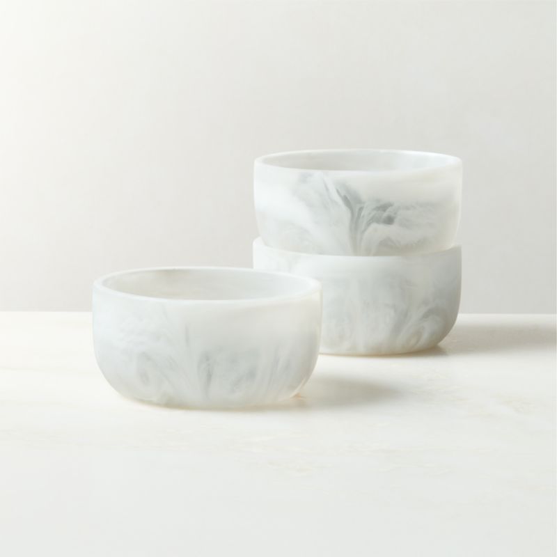 Radley White Swirl Resin Mini Bowl