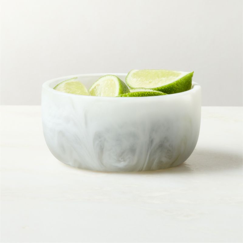 Viewing product image Radley White Swirl Resin Mini Bowl - image 1 of 5