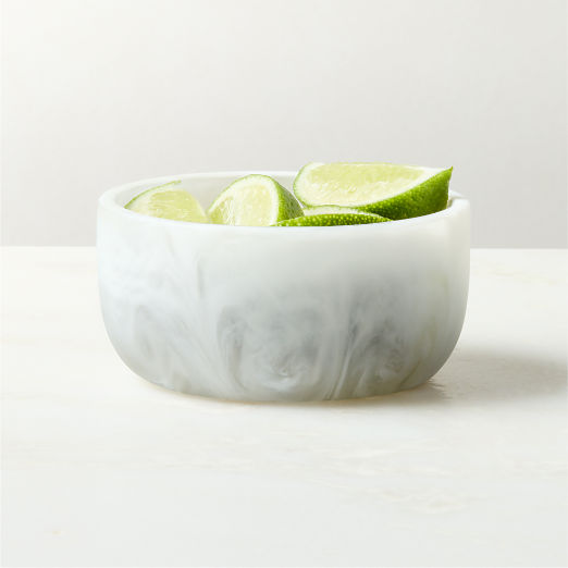 Radley White Swirl Resin Mini Bowl