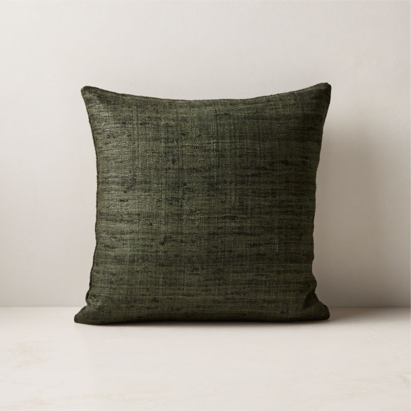 Raj Green Silk Throw Pillow Cover 16'' - image 0 of 3