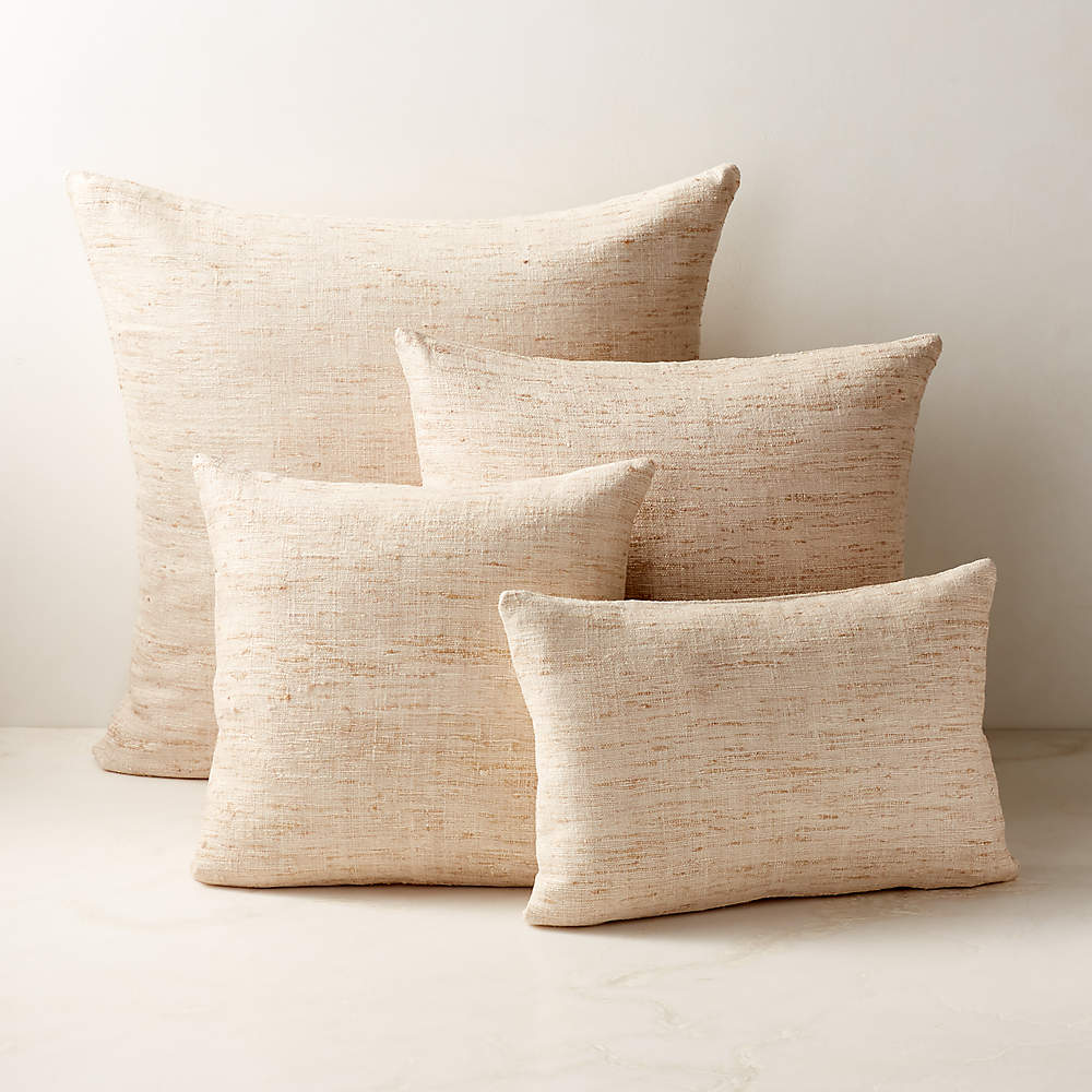 Tuck Natural Linen Throw Pillow 20