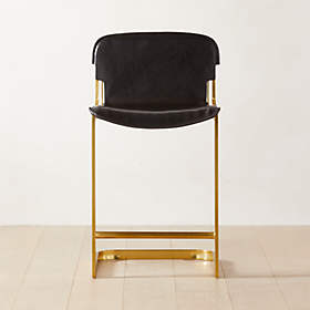 Rake Black Counter Stool by Kravitz Design Reviews CB2