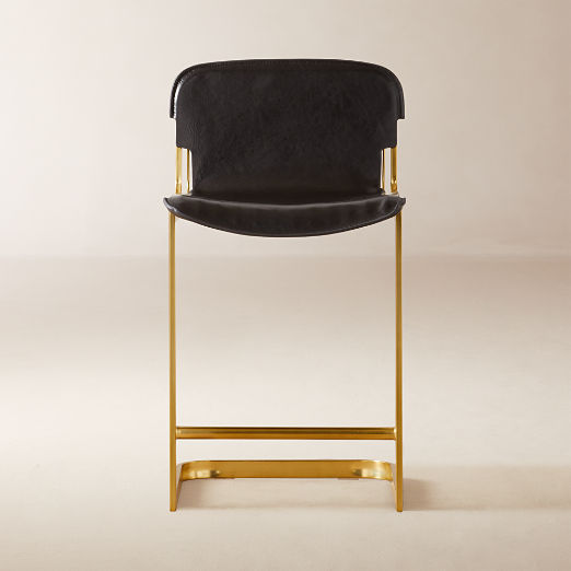 Rake Black Counter Stool by Kravitz Design