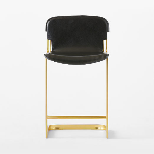 Rake Black Counter Stool by Kravitz Design