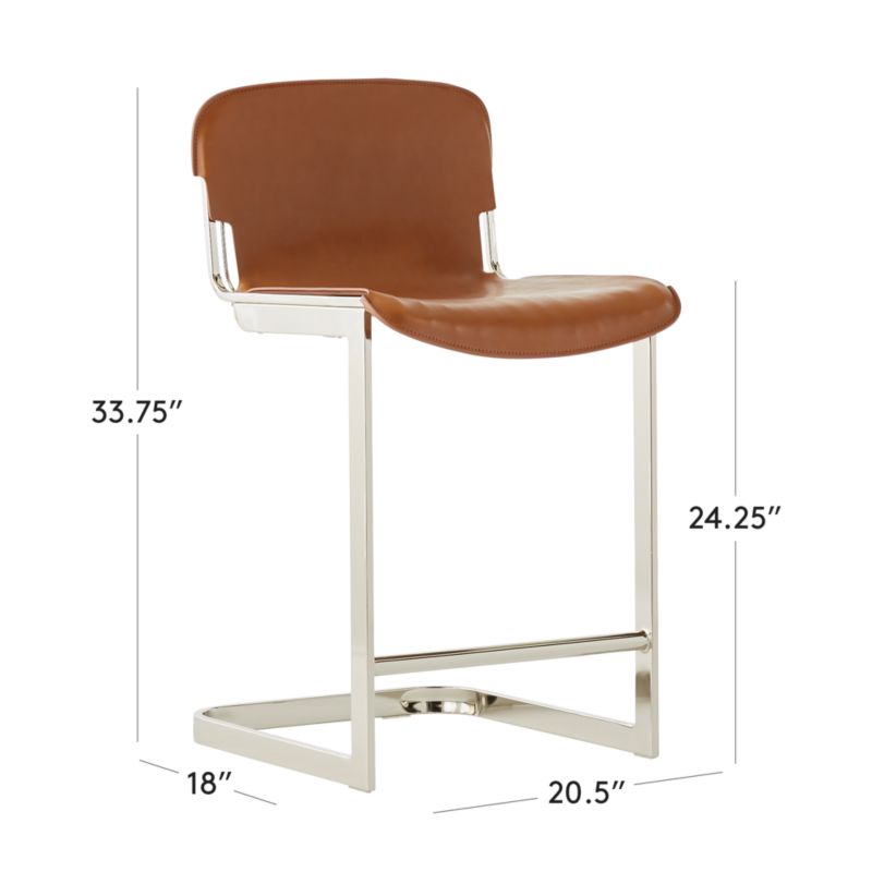 Cb2 outlet stools leather