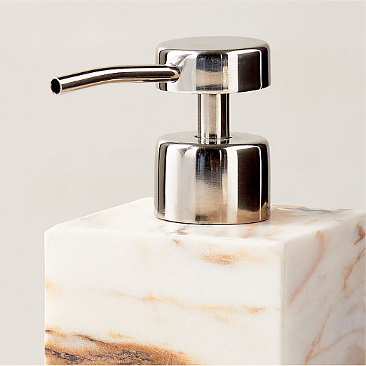 Ramsey Calacatta Gold Marble Soap Pump