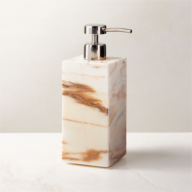 Ramsey Calacatta Gold Marble Soap Pump - image 0 of 5