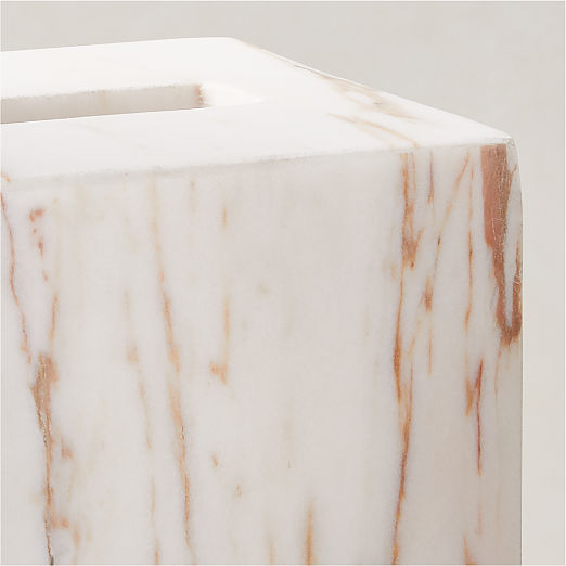 Ramsey Calacatta Gold Marble Tissue Box Cover