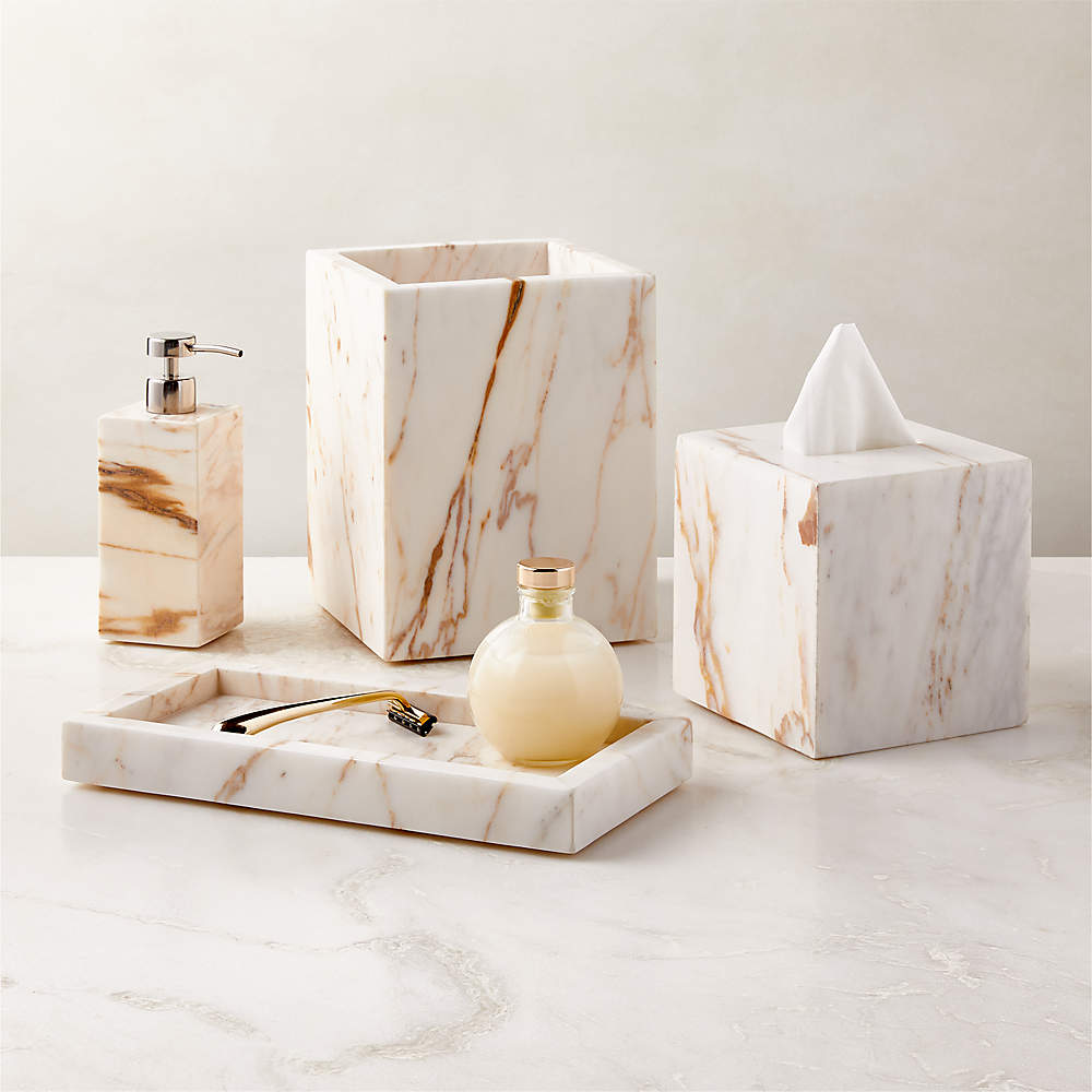 Marble Tray for Soap Dispenser
