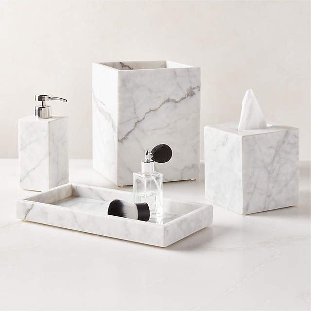 Waterworks Studio Bath Set Tray Soap Dispenser Pump Container Tray