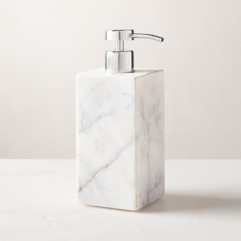 View Ramsey Polished Arabascato Marble Soap Pump details