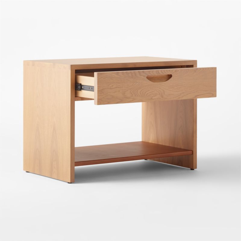 Ranch Oak Nightstand with Drawer by Lawson-Fenning + Reviews | CB2