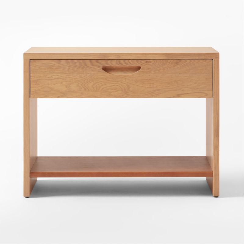 Ranch Oak Nightstand with Drawer by Lawson-Fenning - image 5 of 12