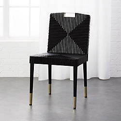 Modern Dining Chairs Accent Cafe And Kitchen Cb2 Rattan And Br Dining Chair