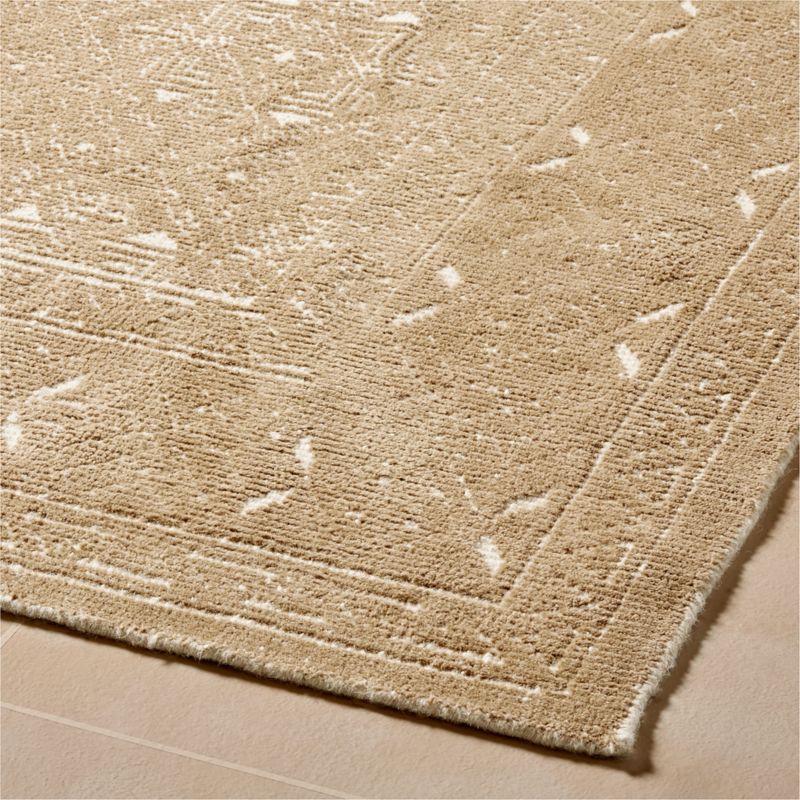 Raumont Hand-Knotted Light Brown Wool Area Rug 8'x10' - image 3 of 4