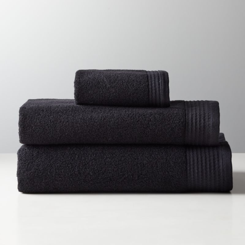 View Raven Black Bath Towel Set details