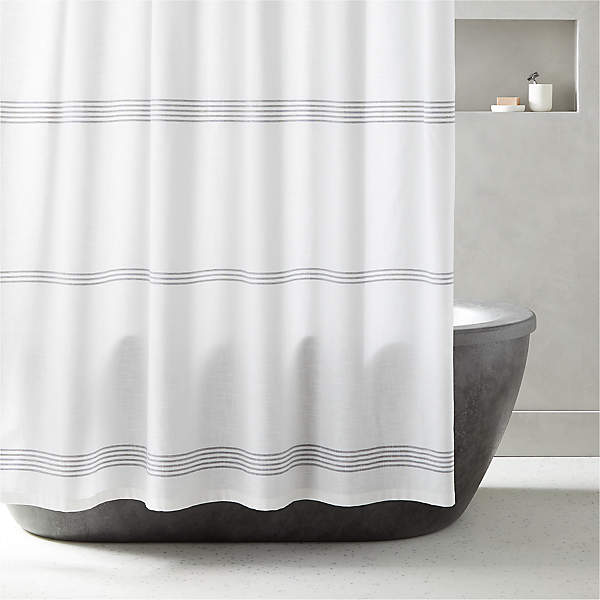Raya White Shower Curtain 72 Reviews, White And Black Shower Curtain