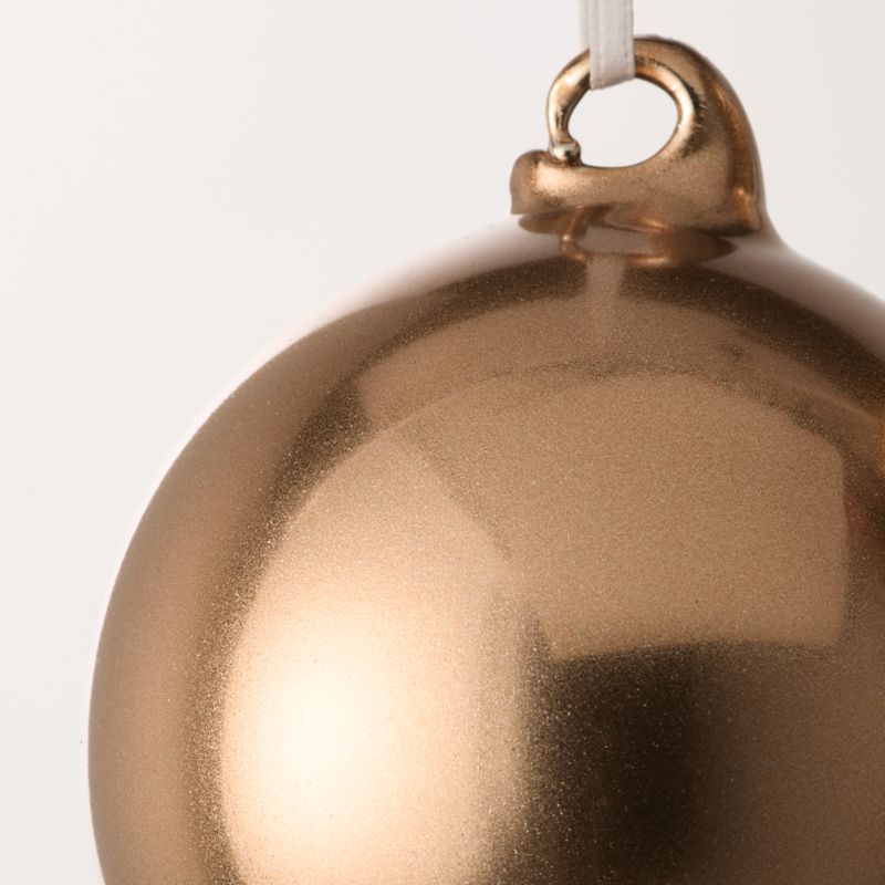 Radiant Round Metallic Glass 3.25" Christmas Tree Ornament Set of 18 - image 2 of 3