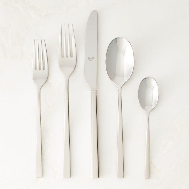 Rebbio 20-Piece Polished Silver Flatware Set - image 0 of 5