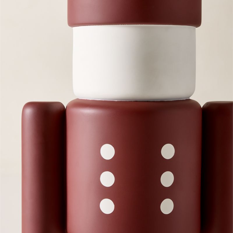 Red Cement Toy Soldier Indoor/Outdoor Figure 40" - image 2 of 3