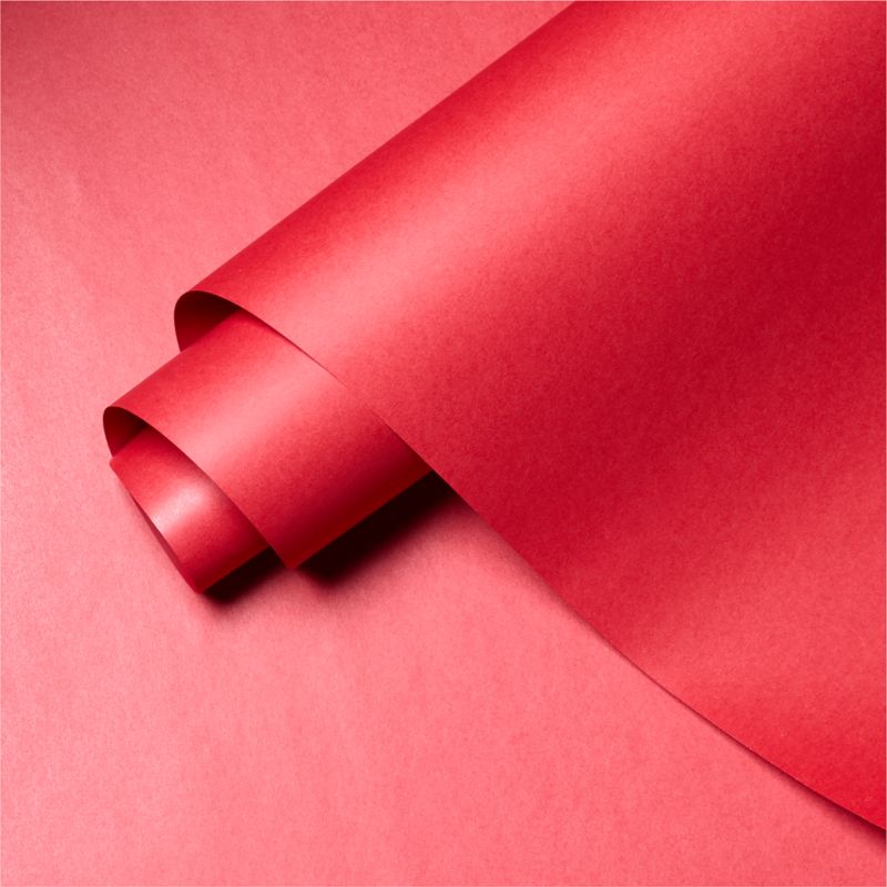 Red Holiday Gift Wrap - image 0 of 2