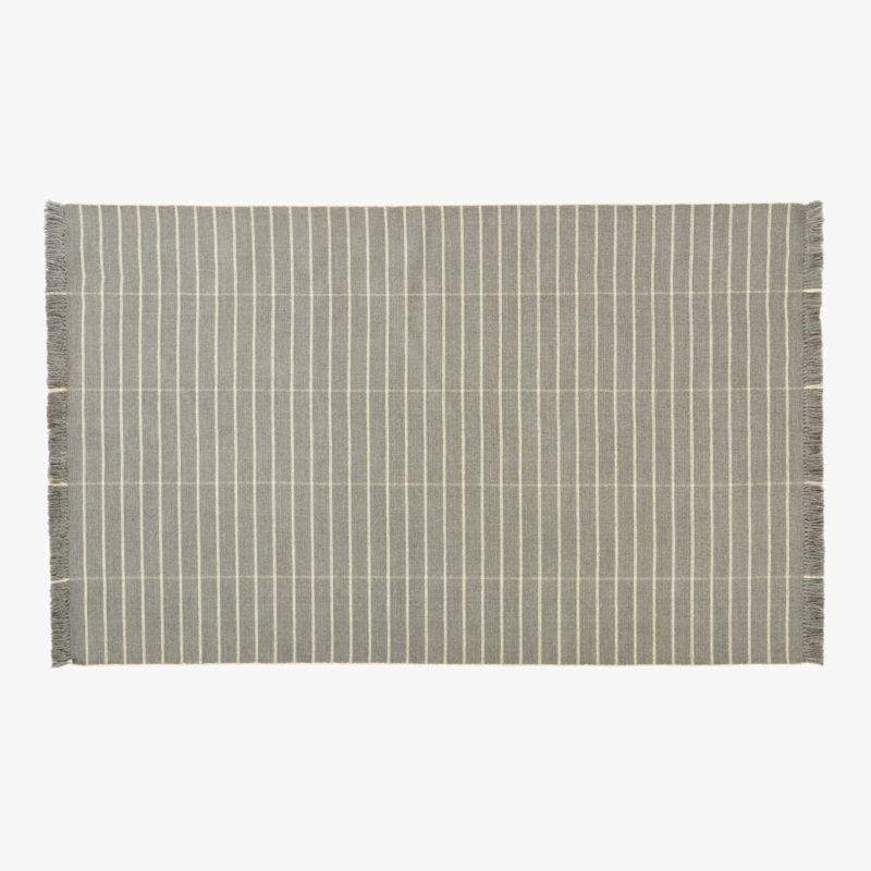 Reed Grey/White Stripe Area Rug 5'x8' - image 0 of 3