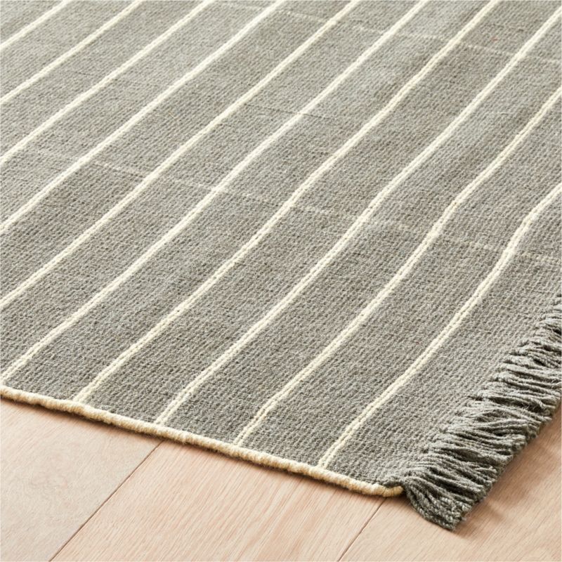 Reed Grey/White Stripe Area Rug 5'x8' - image 2 of 3