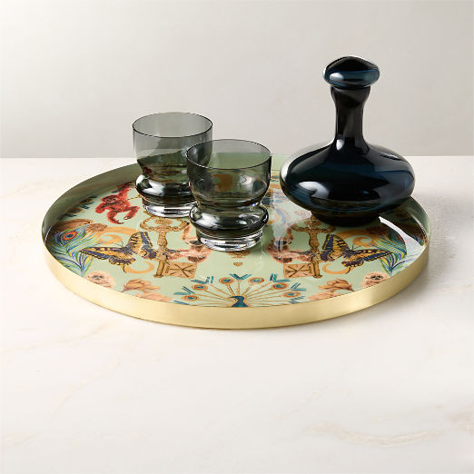 Regal Monkeys Round Serving Tray
