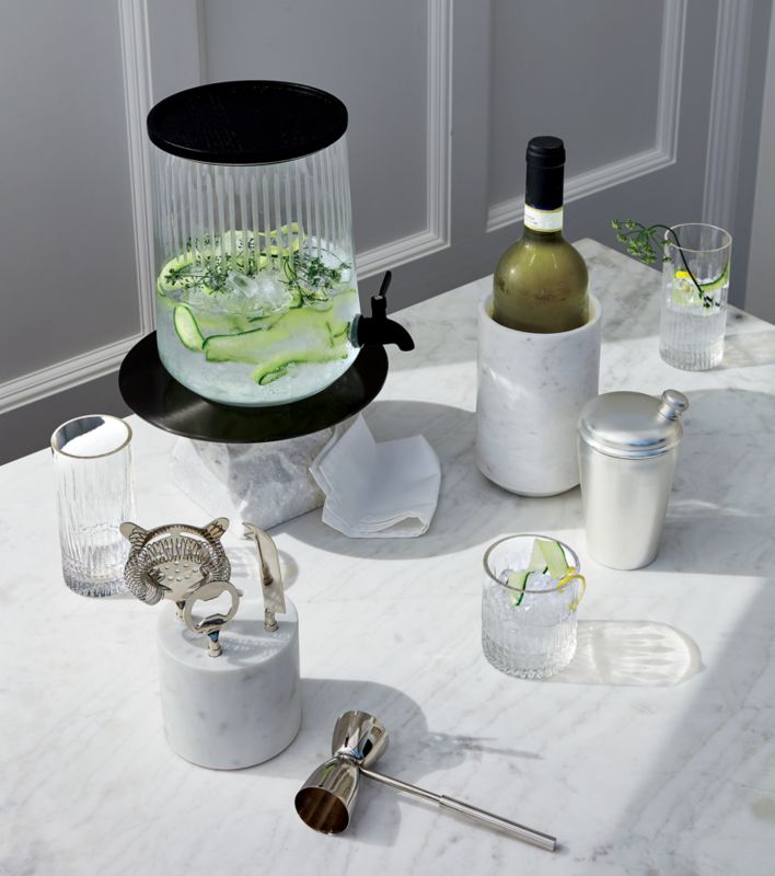 White Marble Wine Chiller – GiftTree