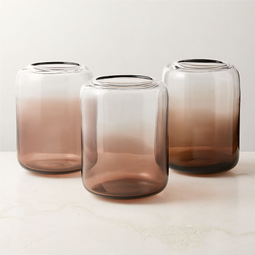 Regine Brown Glass Vase by goop