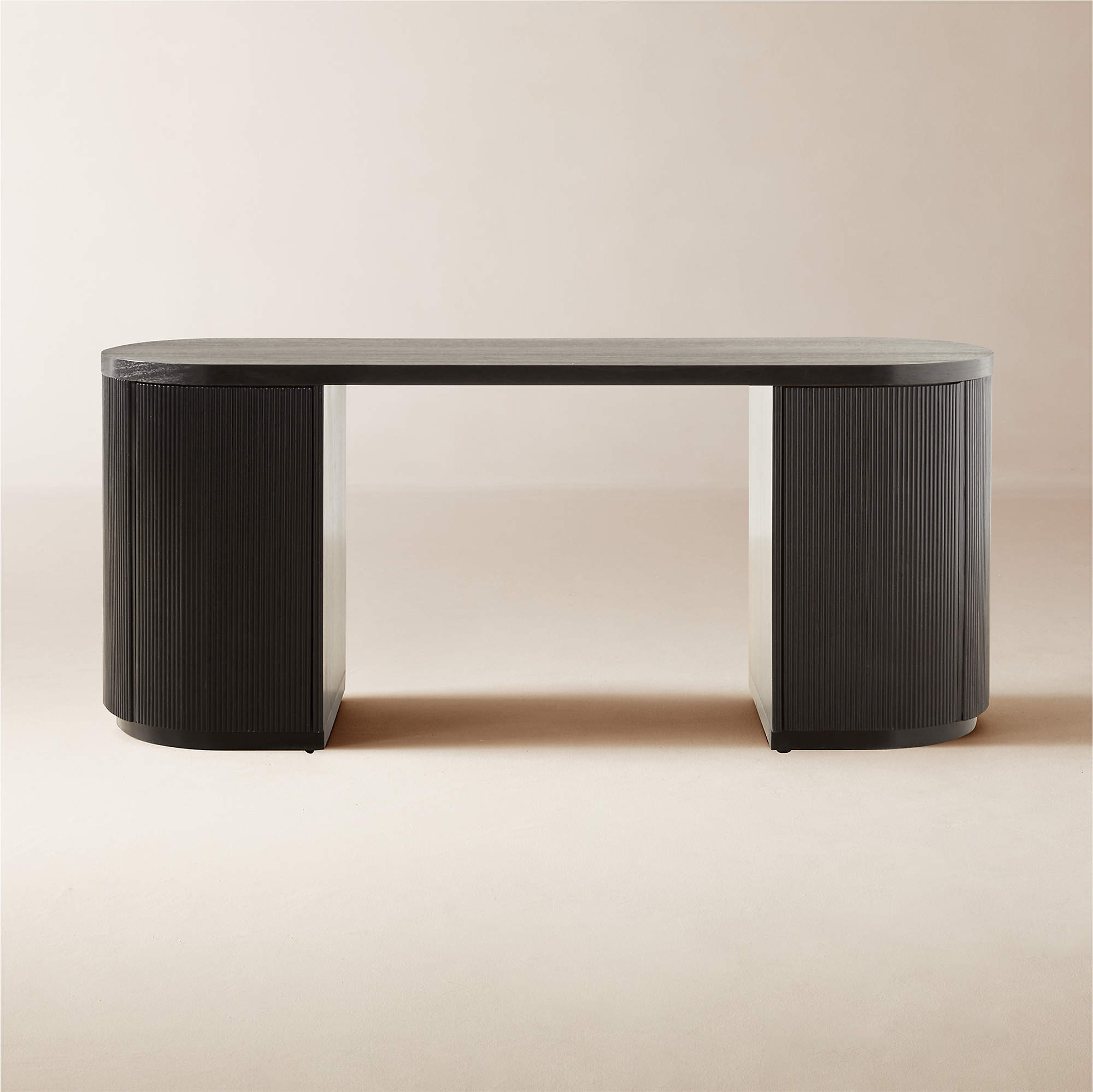 Cb2 reid oval desk discount