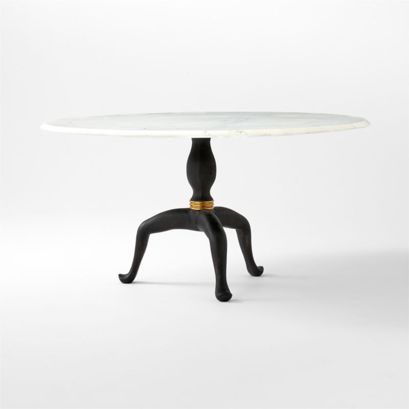 Reign 60" Round Marble Dining Table - image 4 of 8