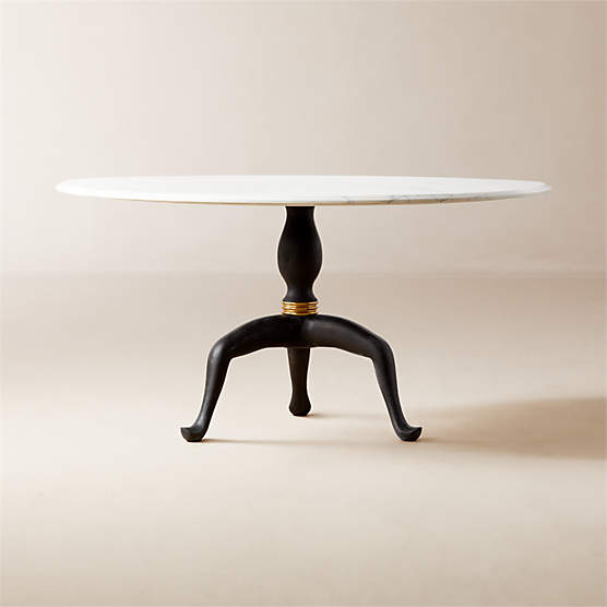 Reign 60" Round Marble Dining Table