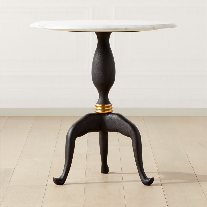 Reign 28" Round Marble Dining Table - image 0 of 6