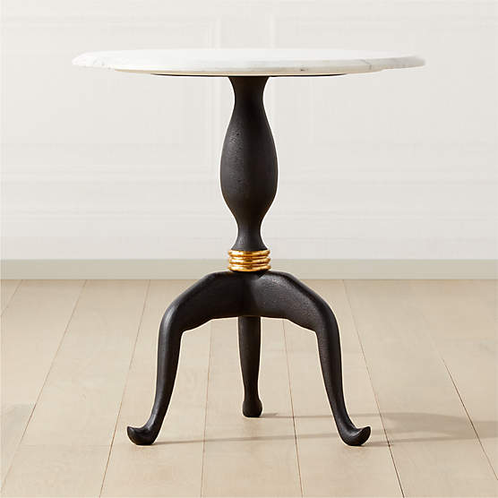 Reign 28" Round Marble Dining Table