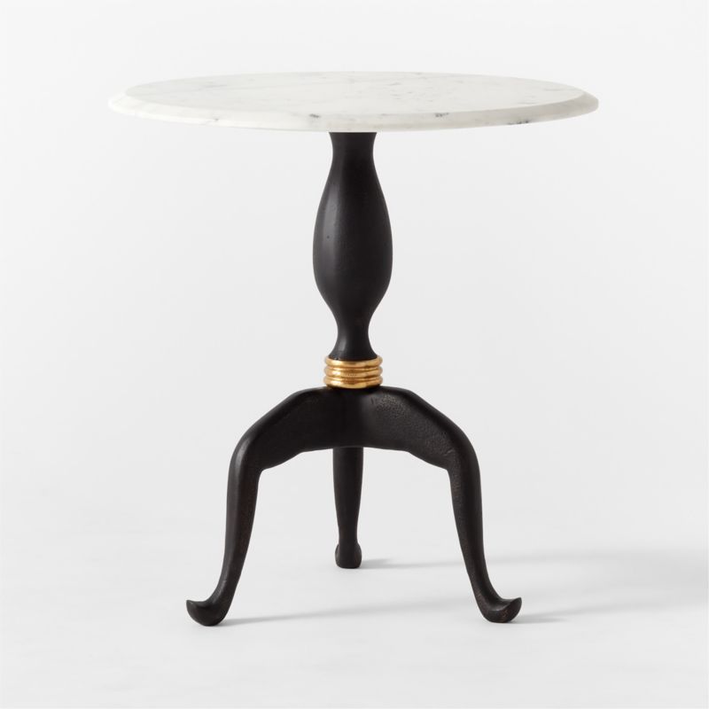 Reign 28" Round Marble Dining Table - image 3 of 6