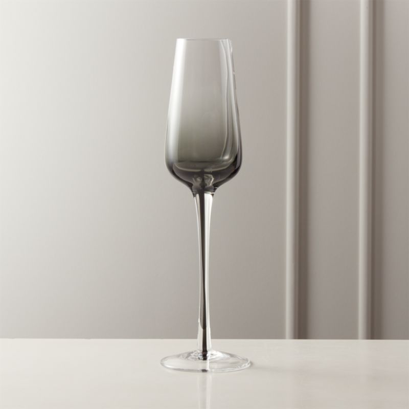 modern champagne flutes CB2