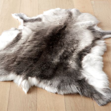 Reindeer Hide Rug 3 X5 Reviews Cb2