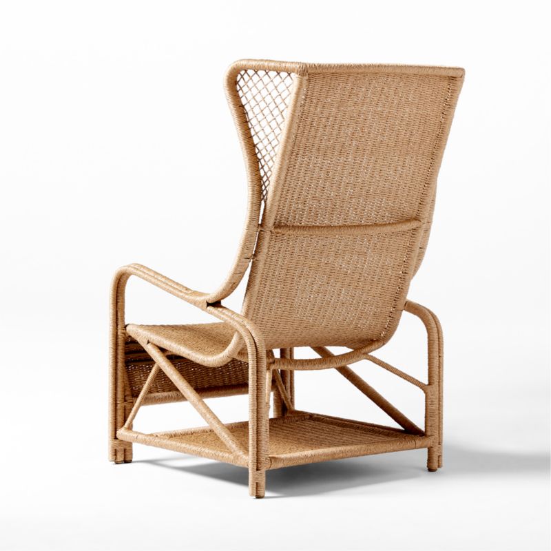 Remo Rattan Wingback Outdoor Lounge Chair - image 11 of 13