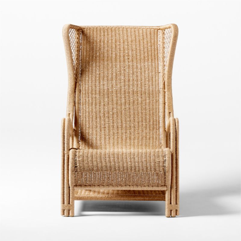 Remo Rattan Wingback Outdoor Lounge Chair - image 8 of 13