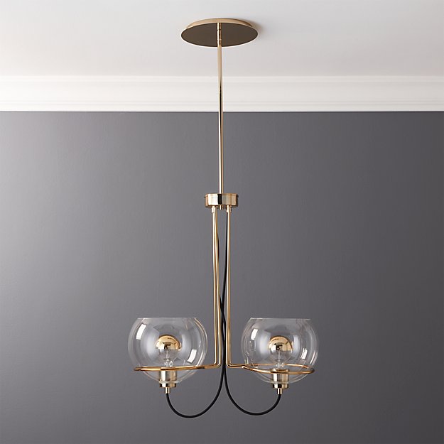 Rest Double Pendant Light Reviews Cb2